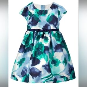 Dressed Up By Gymboree Girls Fun and Fancy Watercolor Layered Dress Size 10